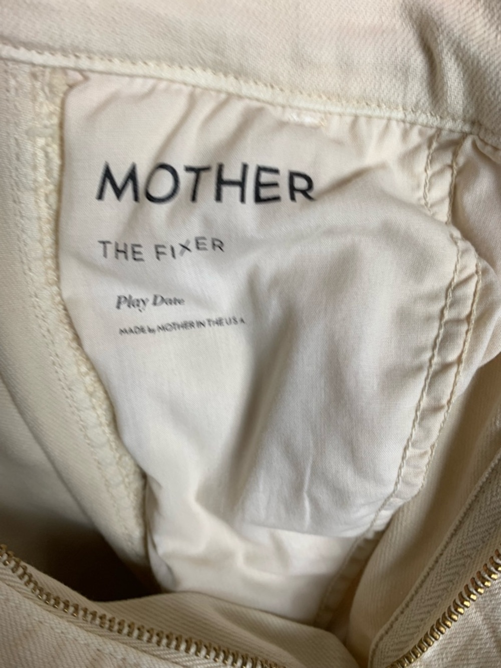 Mother The Fixer Women XS Birch Utility Jumpsuit - Picture 5 of 8